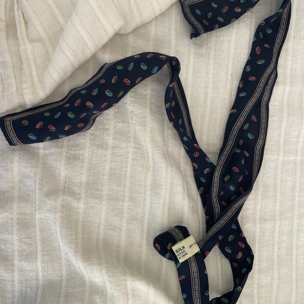 100% Silk Tie for Blouse